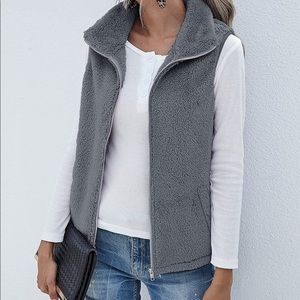 Fuzzy vest